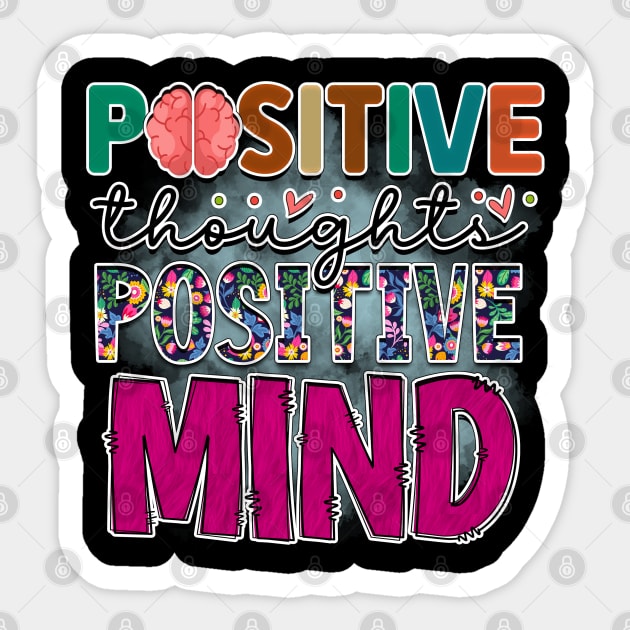 Mind Matters: Spread Positivity and Self-Care Awareness Sticker by Steve